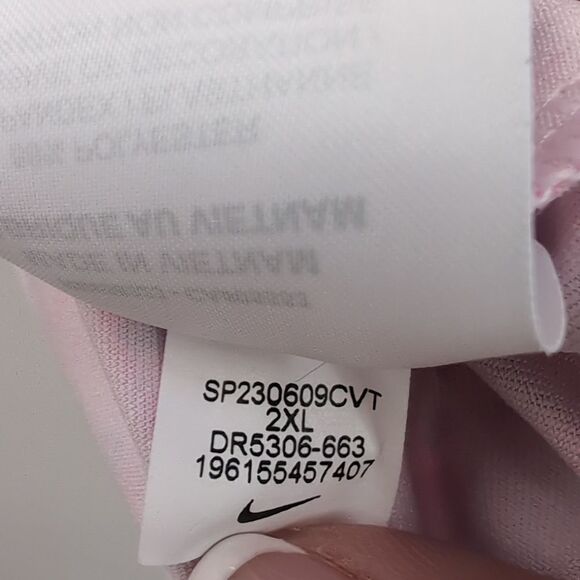 Nike Dri-fit Tour Golf Polo Pink Camo Print Sz XXL - Picture 8 of 8